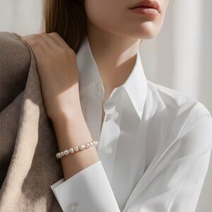 Cream Freshwater Pearl Bracelet